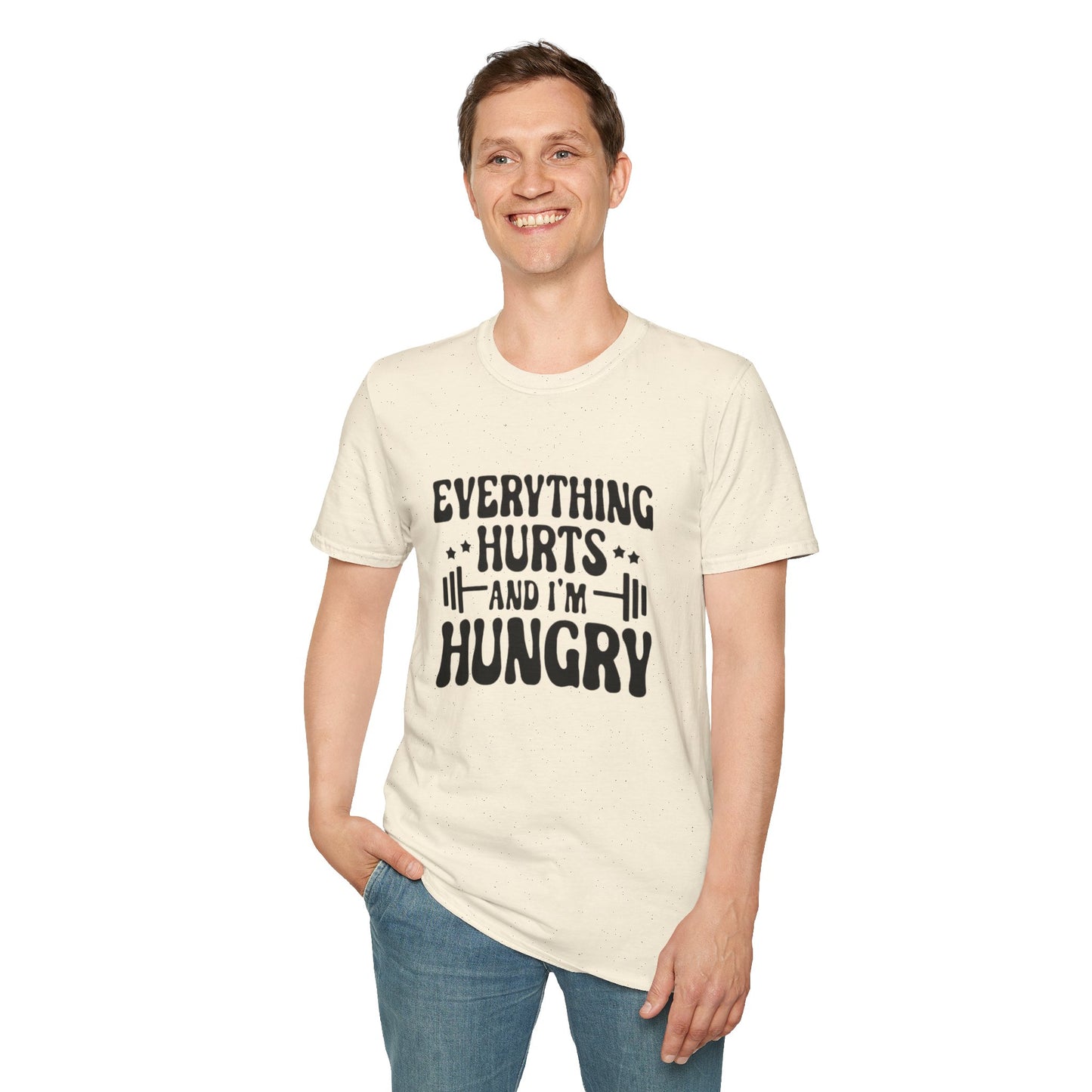 Women's / Men's / Unisex "Everything Hurts" Motivational Fitness Tee