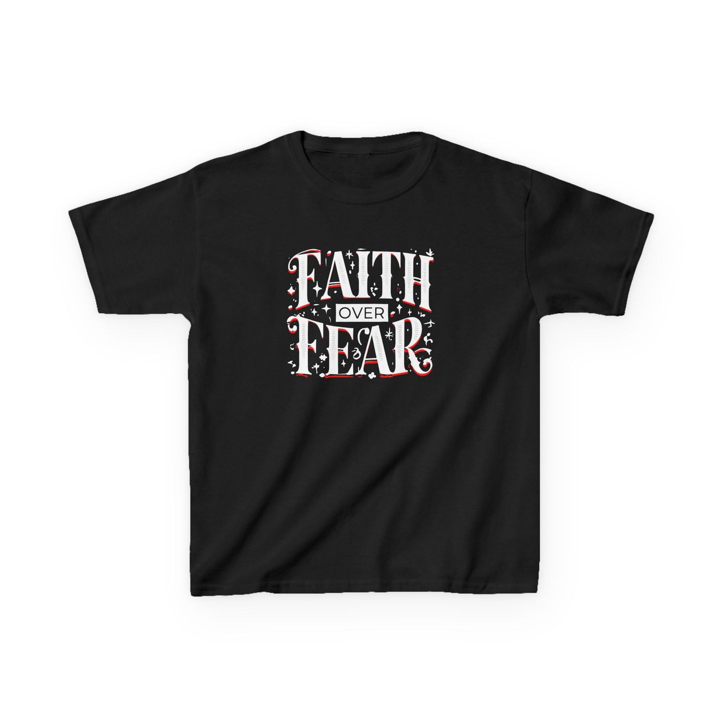 Girl's / Boys / Unisex "Faith Over Fear" Kids Tee