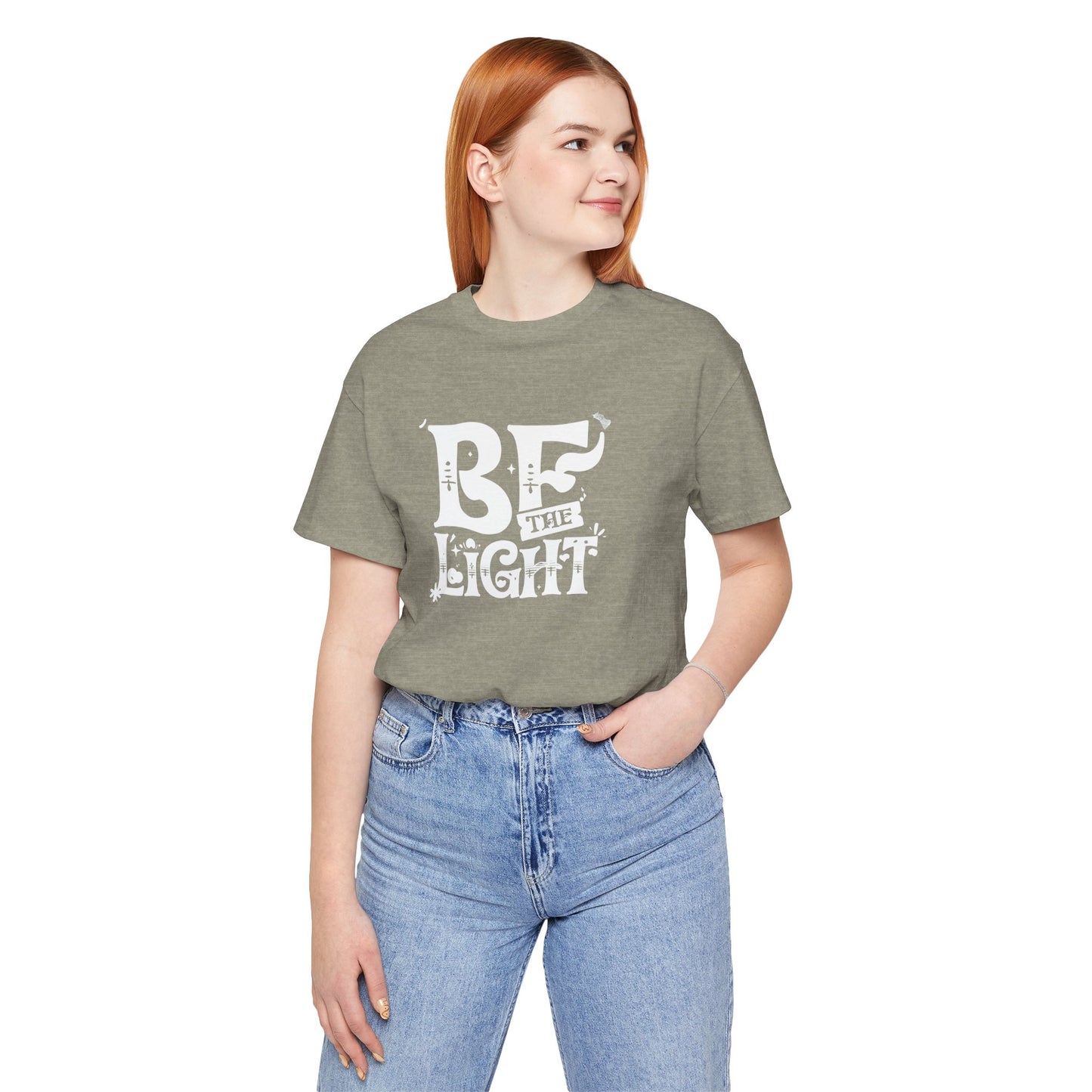 Women's / Men's / Unisex "Be the Light" Inspirational Tee