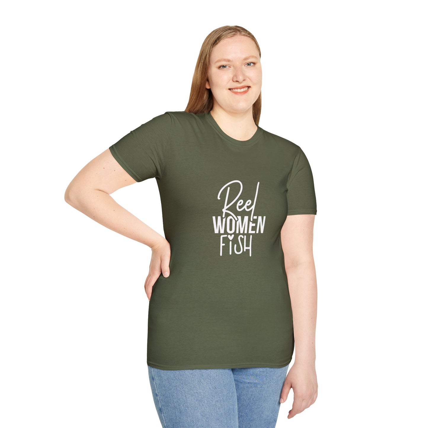 Women's "Reel Women Fish" Tee