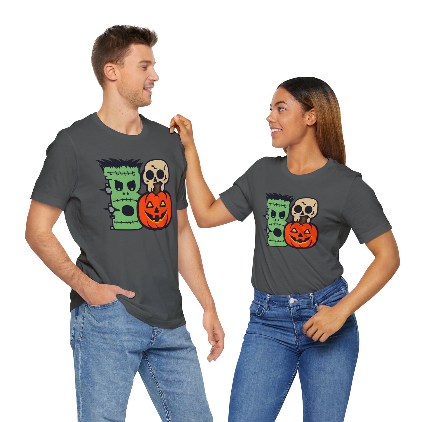 Men's / Women's / Unisex Halloween Graphic "Boo" Tee