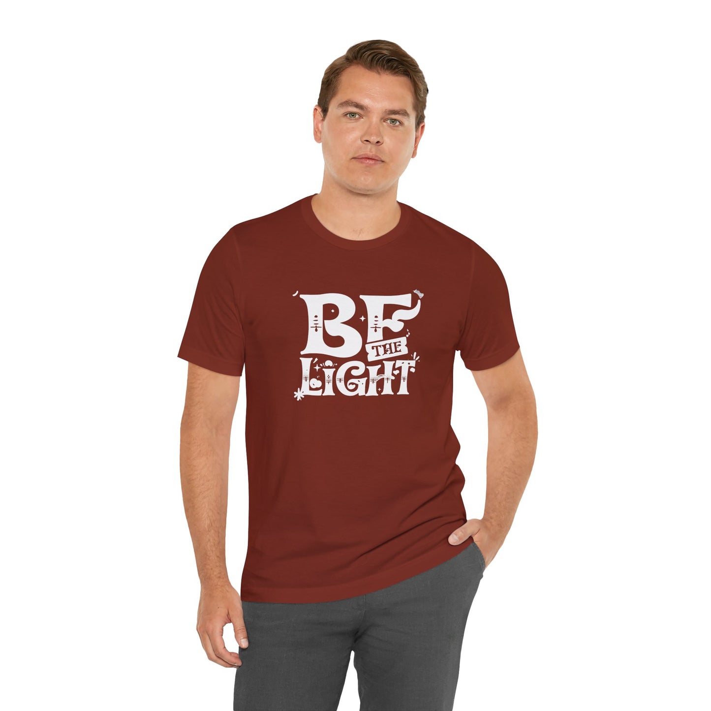 Women's / Men's / Unisex "Be the Light" Inspirational Tee