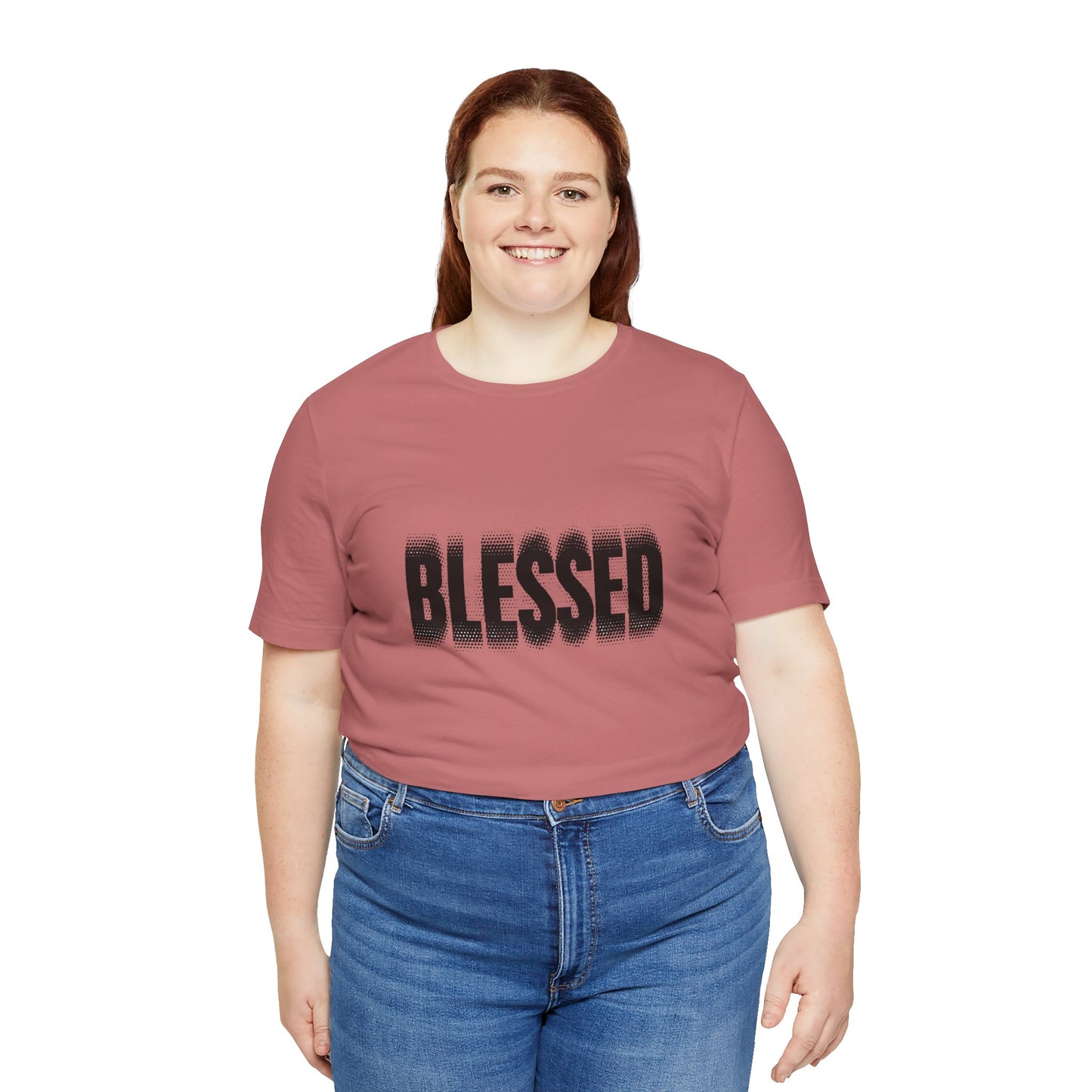 Womens' / Men's / Unisex "Blessed" Jersey Short Sleeve Tee