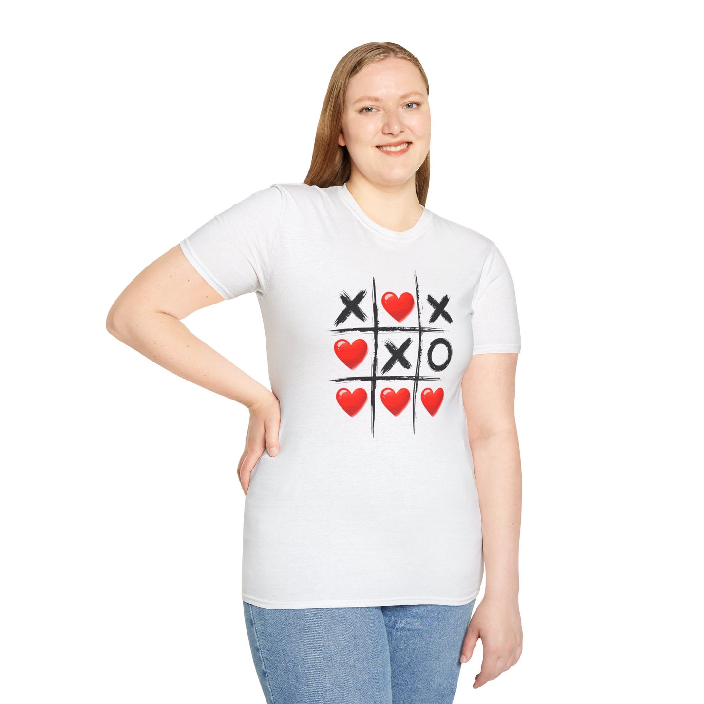 Women's Romantic "Tic Tac Toe" Tee