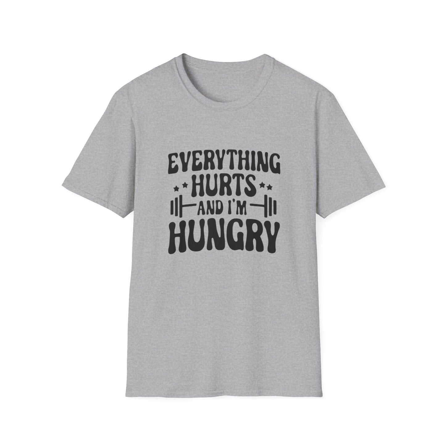 Women's / Men's / Unisex "Everything Hurts" Motivational Fitness Tee