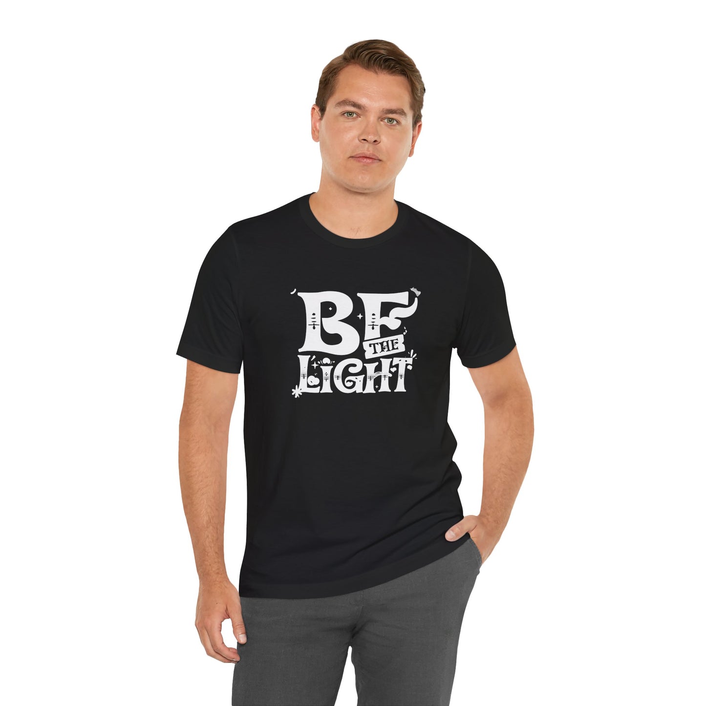 Women's / Men's / Unisex "Be the Light" Inspirational Tee