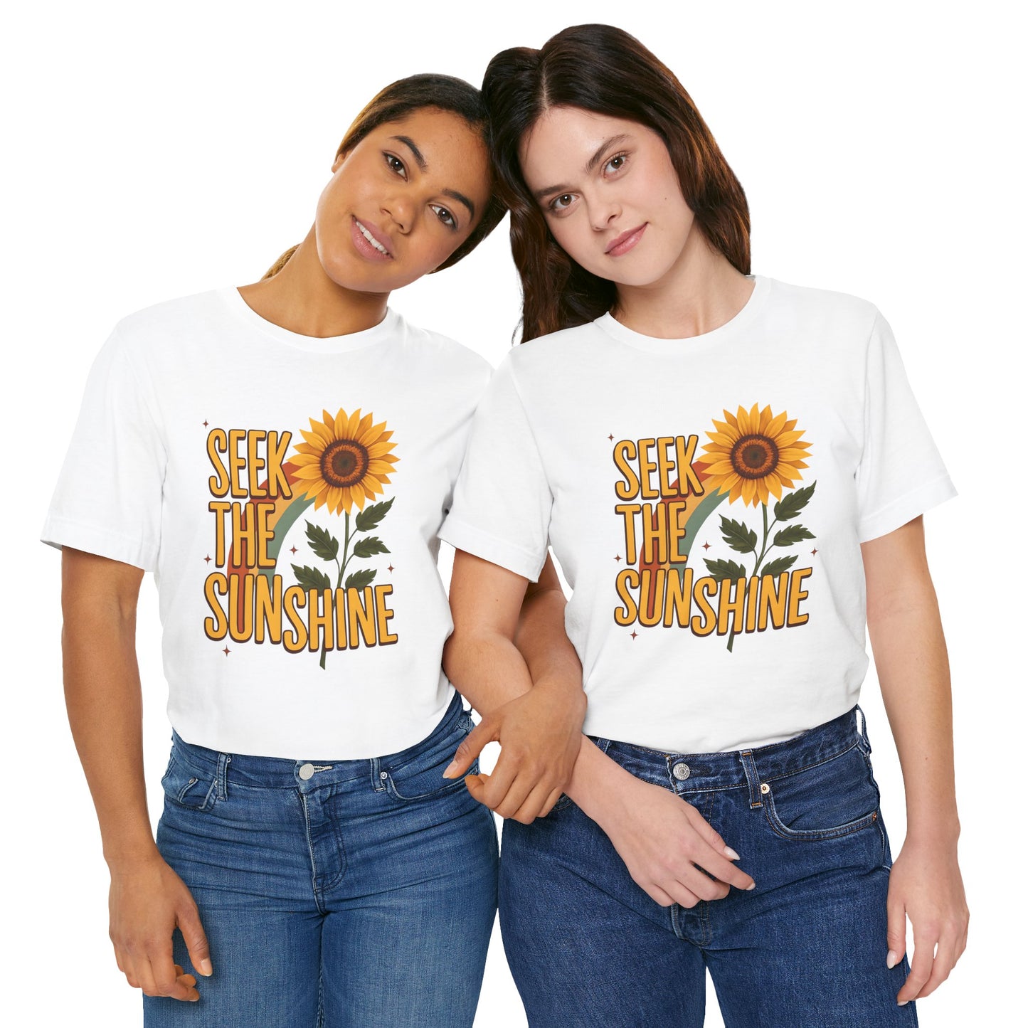 Women's "Seek The Sunshine" Sunflower Tee