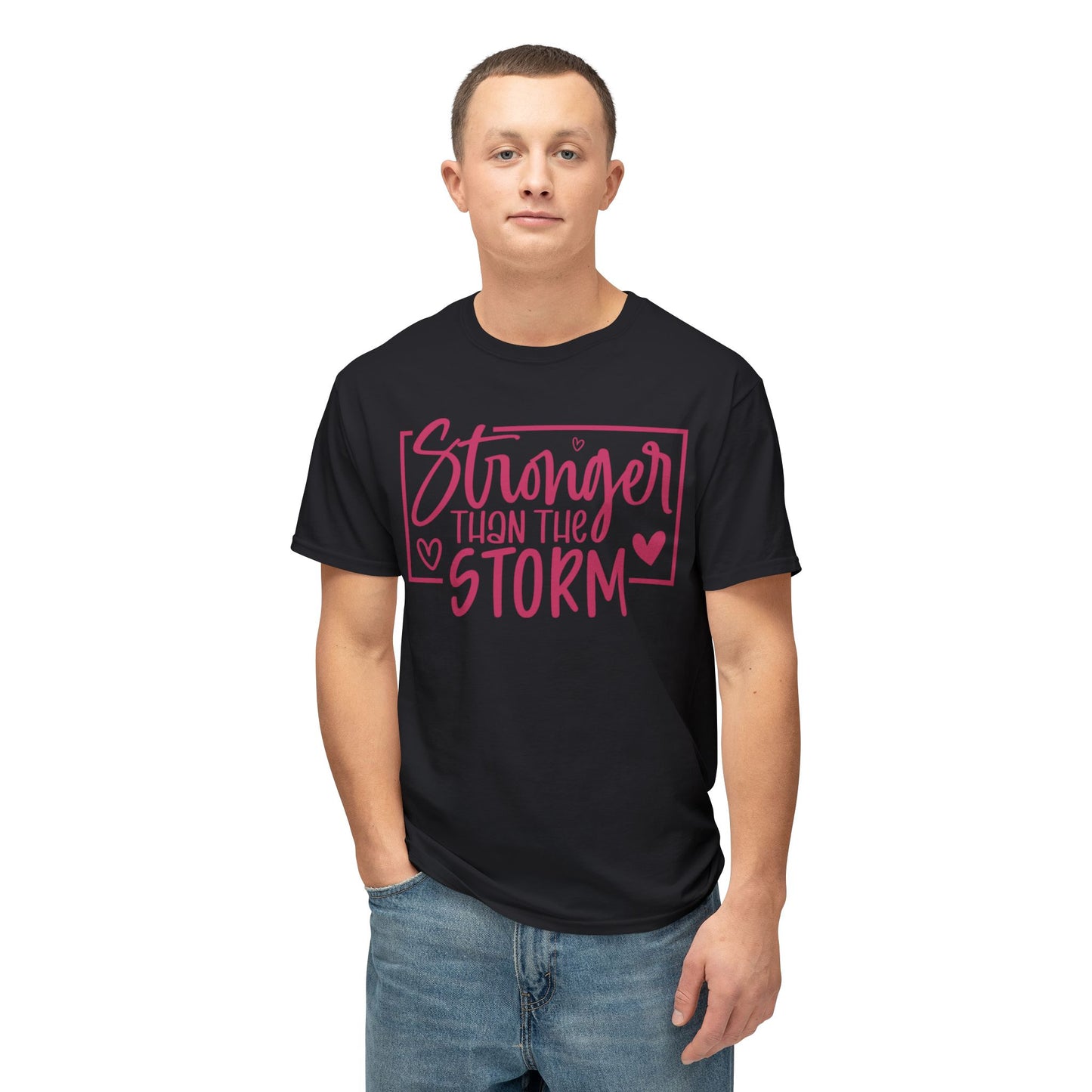 Breast Cancer Awareness "Stronger Than The Storm" Tee