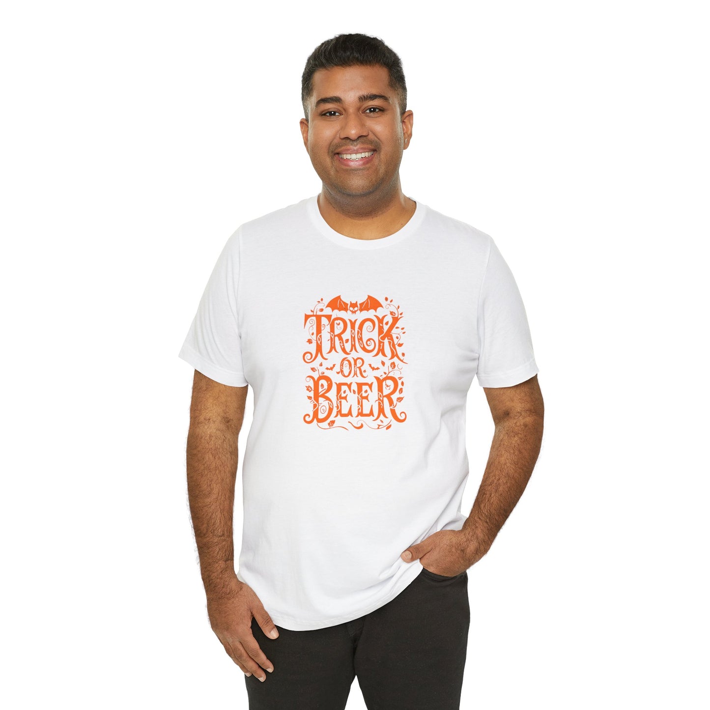 Women's / Men's / Unisex Halloween "Trick or Beer" Tee