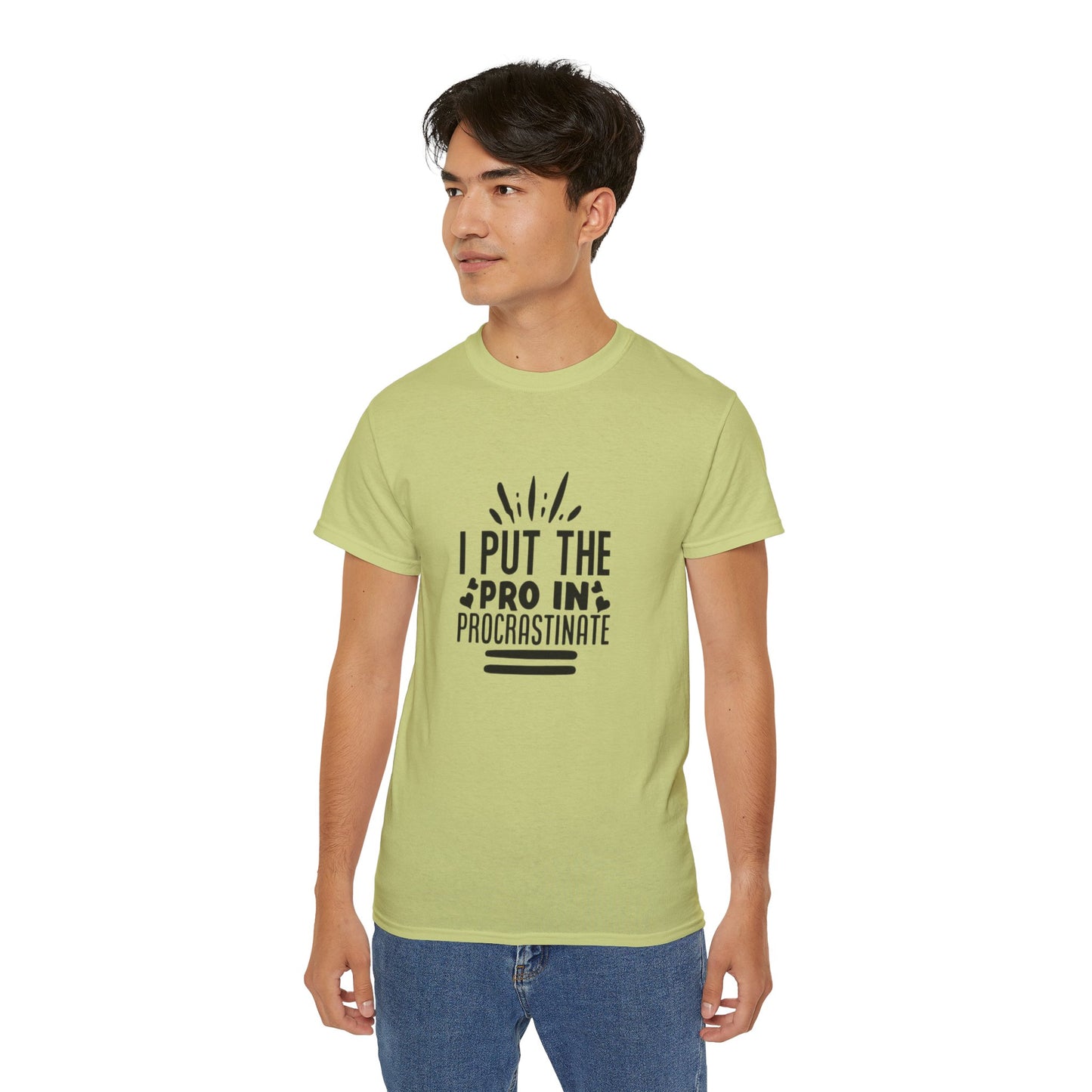 Funny Procrastination Tee, Unisex T-Shirt, Casual Wear, Gift for Students, Humor Shirt, Birthday Present, Relaxed Fit