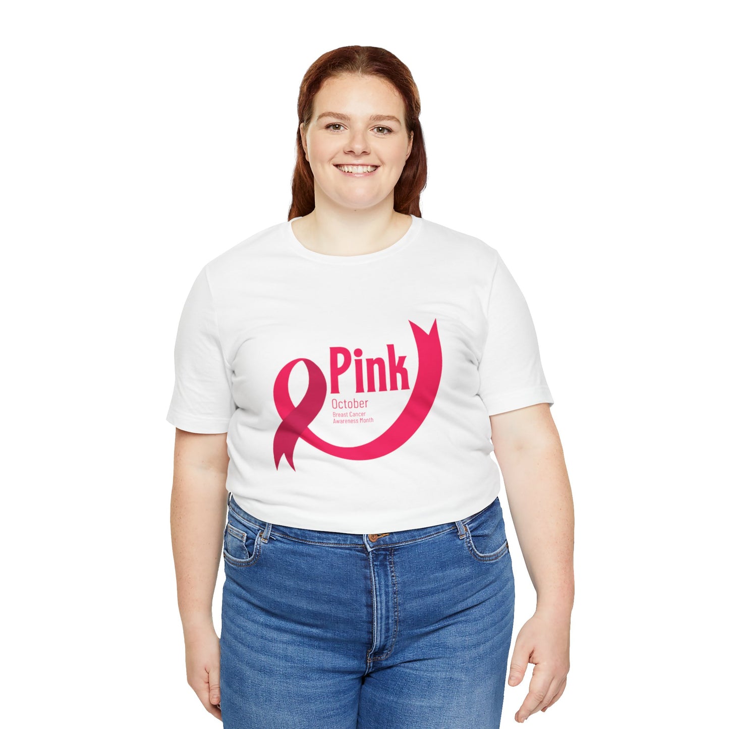 Women's Breast Cancer Awareness - Pink Ribbon Tee