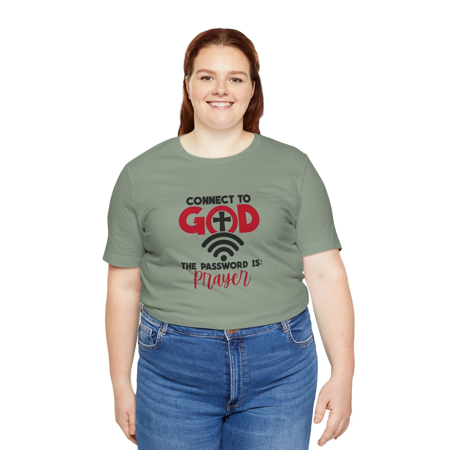 Men's / Women's / Unisex "Connect to God" Prayer Tee