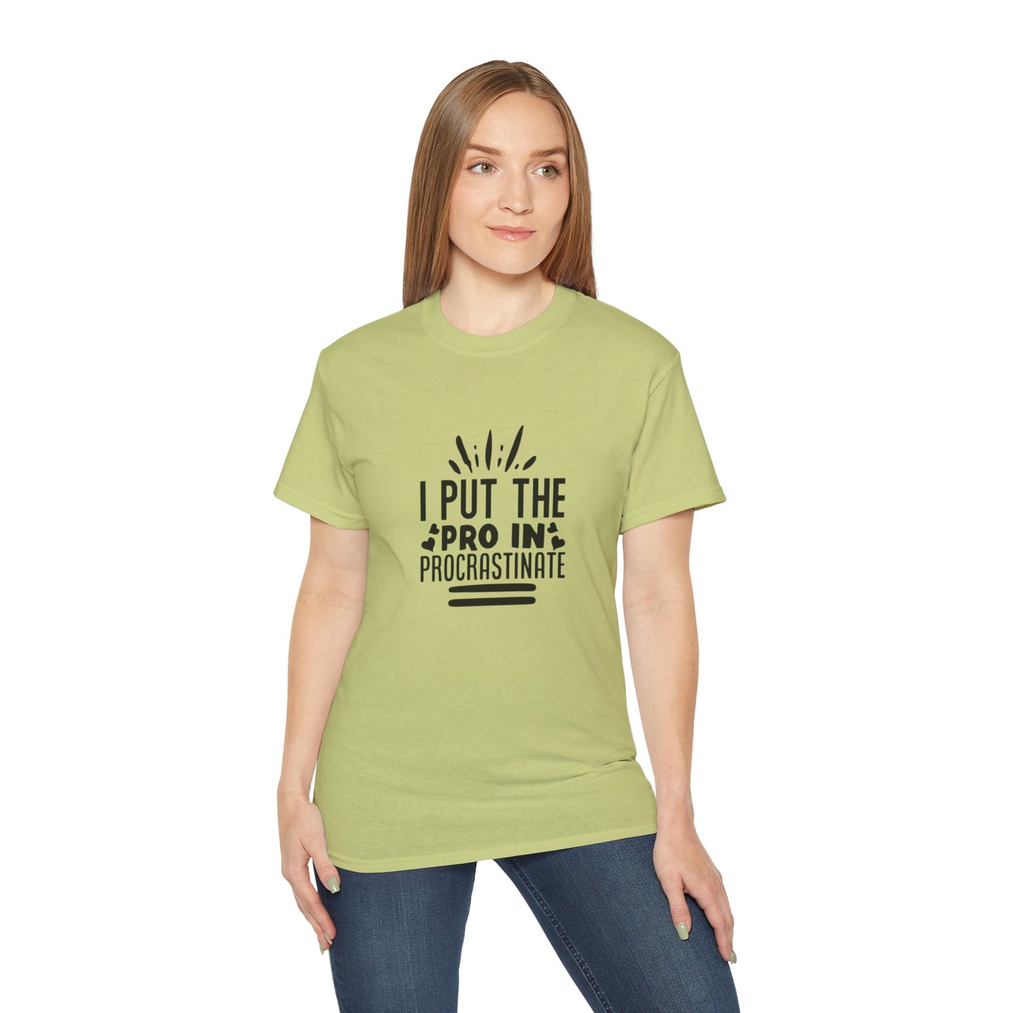 Funny Procrastination Tee, Unisex T-Shirt, Casual Wear, Gift for Students, Humor Shirt, Birthday Present, Relaxed Fit