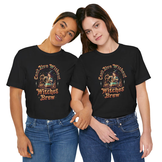 Women's Witches Brew Short Sleeve Halloween T-Shirt