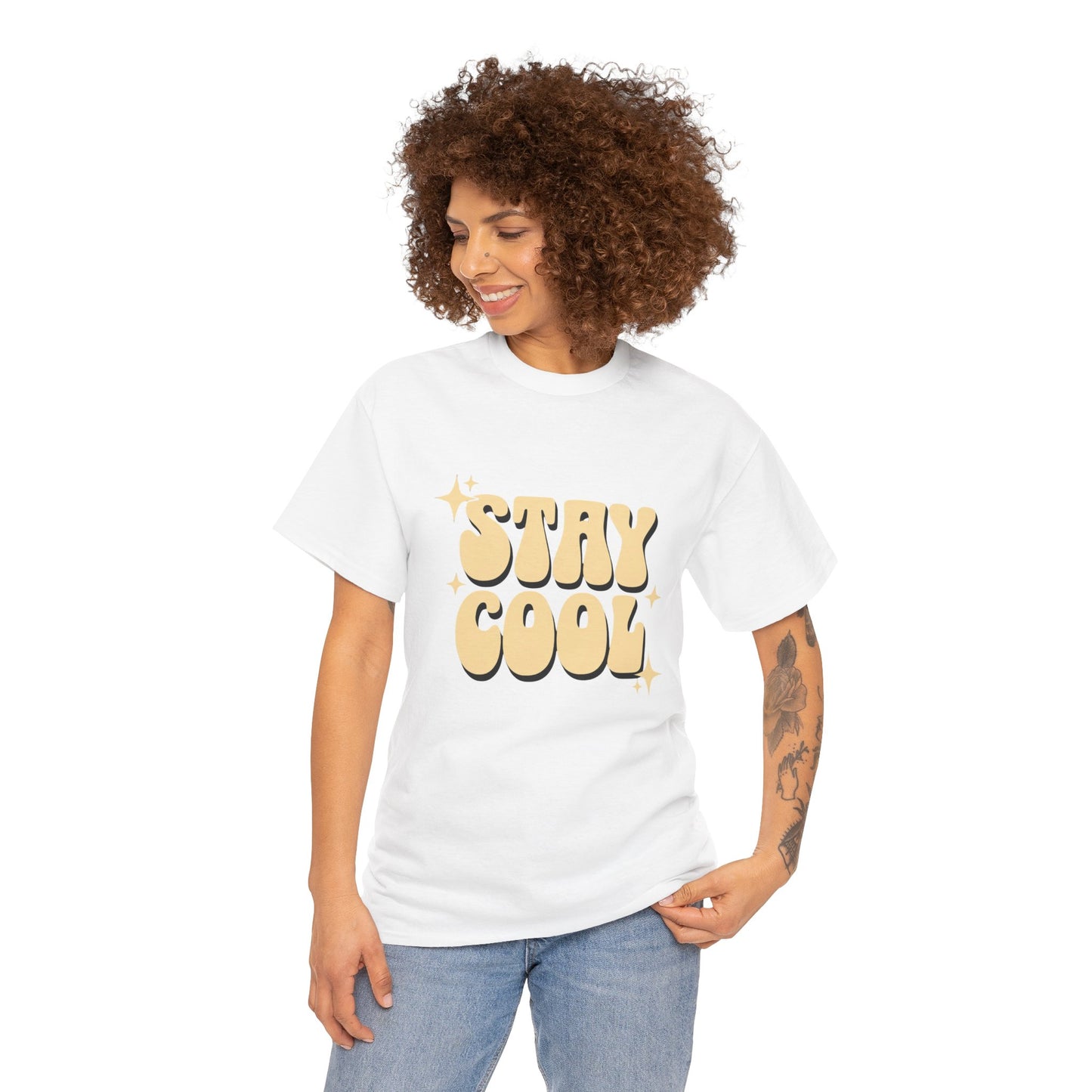 Stay Cool Retro Tee — Vintage 70s Style Graphic T-Shirt