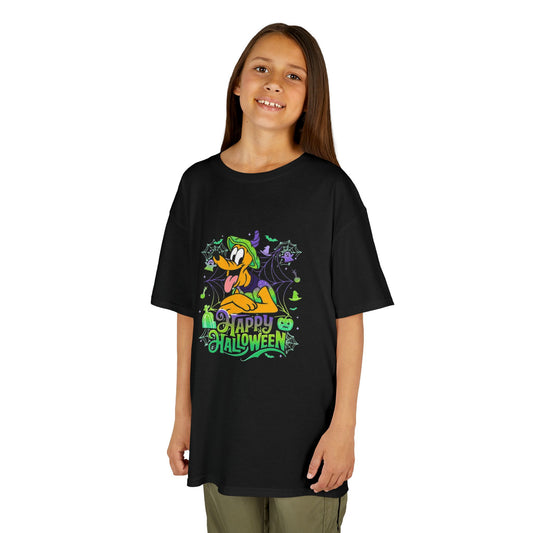 Girl's / Boys / Unisex "Happy Halloween" Dog Kids Tee