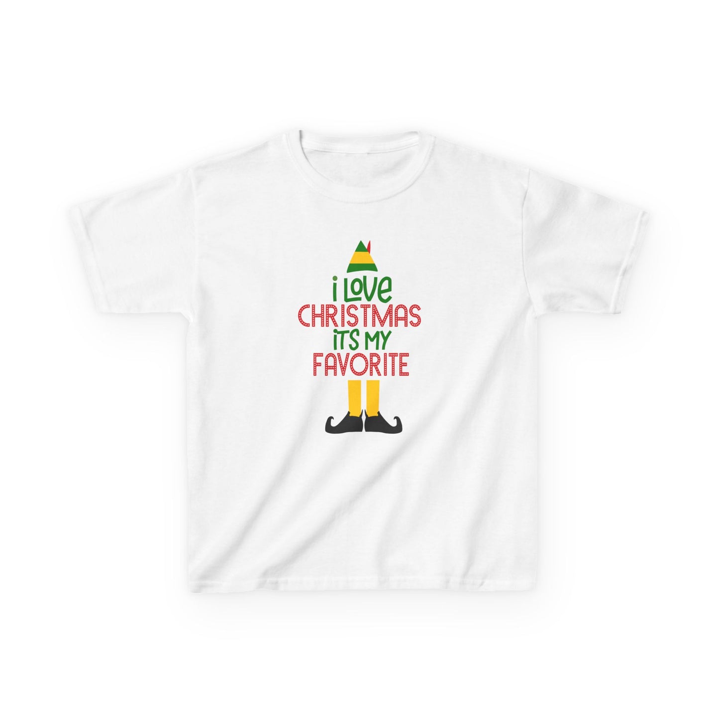 Girl's / Boy's / Youth "I Love Christmas It's My Favorite" Holiday Tee