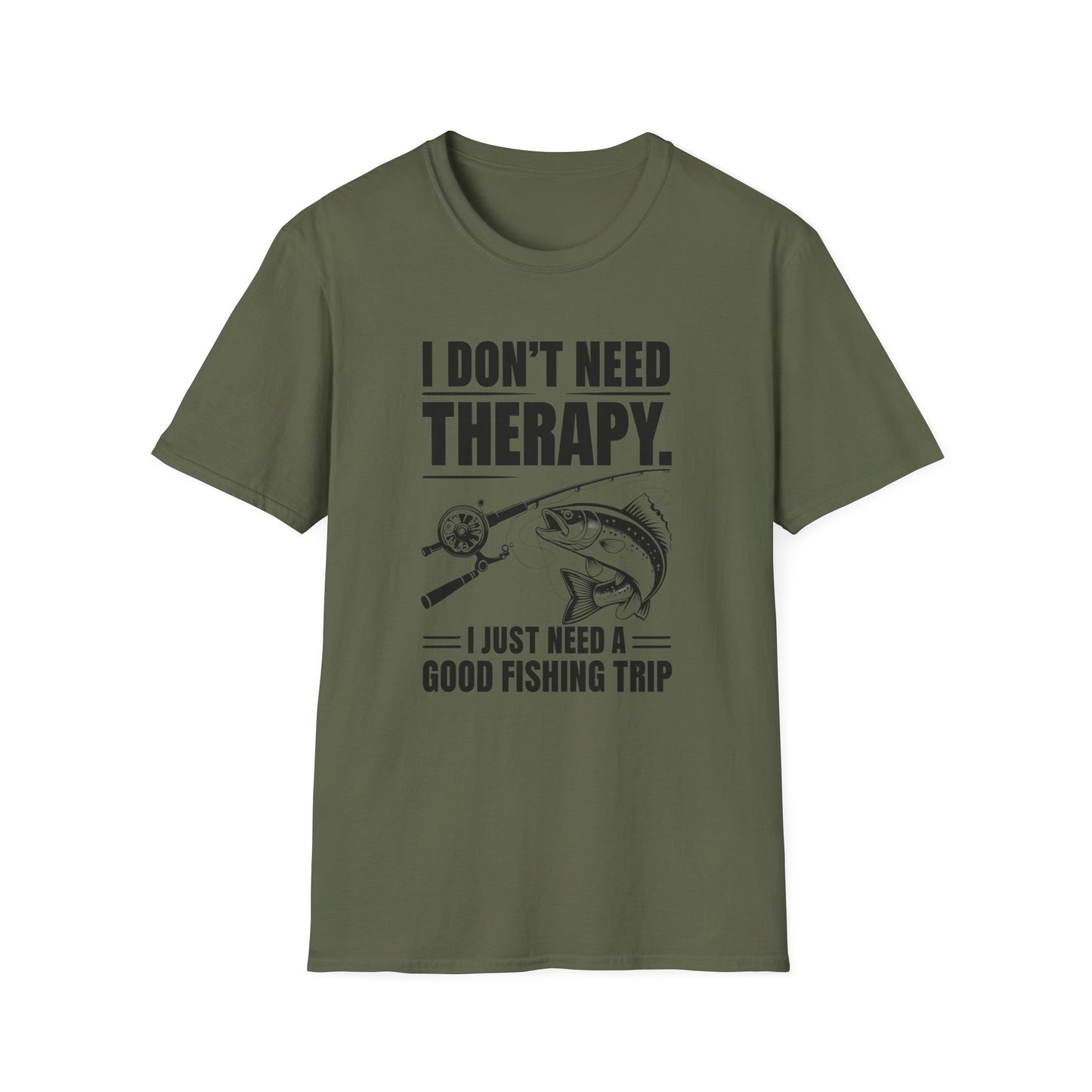 Fishing Therapy Graphic Tee