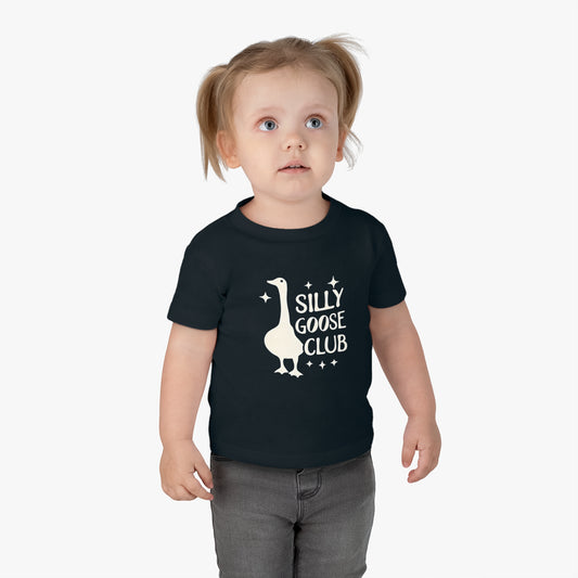 Girl's / Boy's / Unisex Funny "Silly Goose Club" Infant Tee