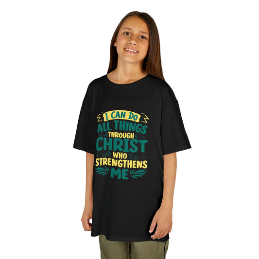 Girl's / Boy's / Youth "I Can Do All Things" Inspirational Tee