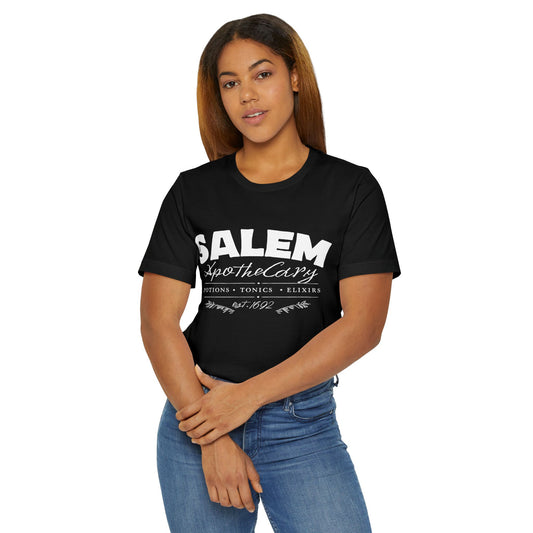 Women's Vintage "Salem Apothecary" Tee for Halloween