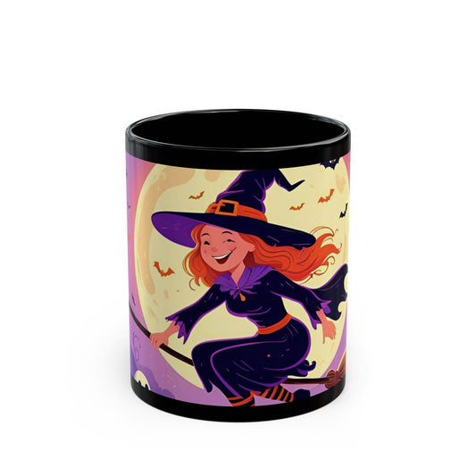 Whimsical Halloween Witch Mug (11oz)