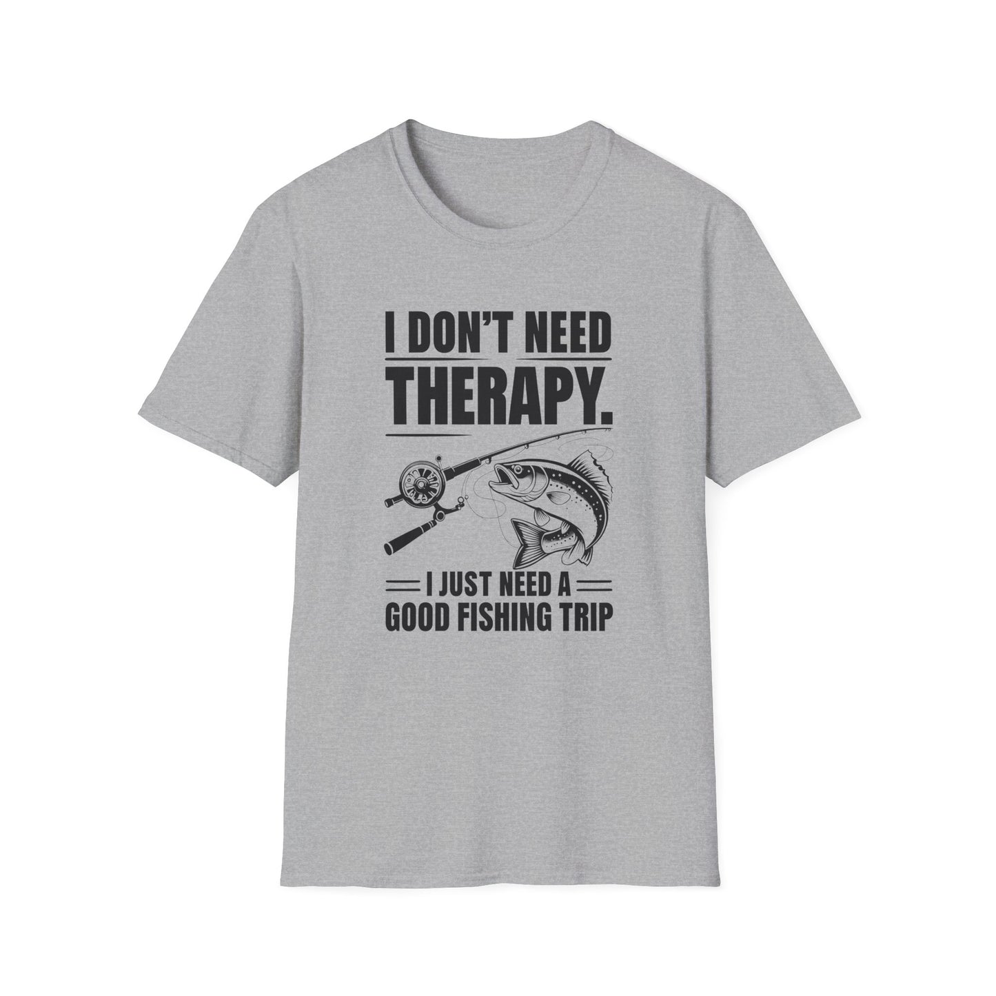 Fishing Therapy Graphic Tee
