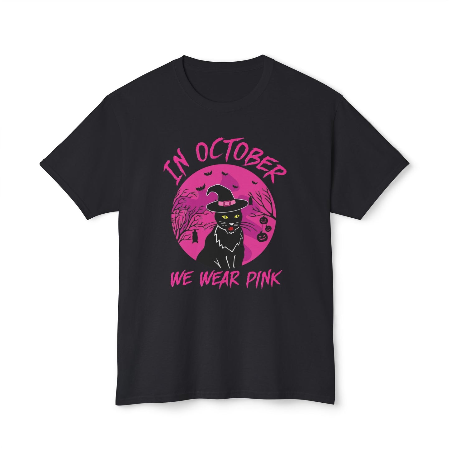 Breast Cancer Awareness Halloween "Cat" Tee