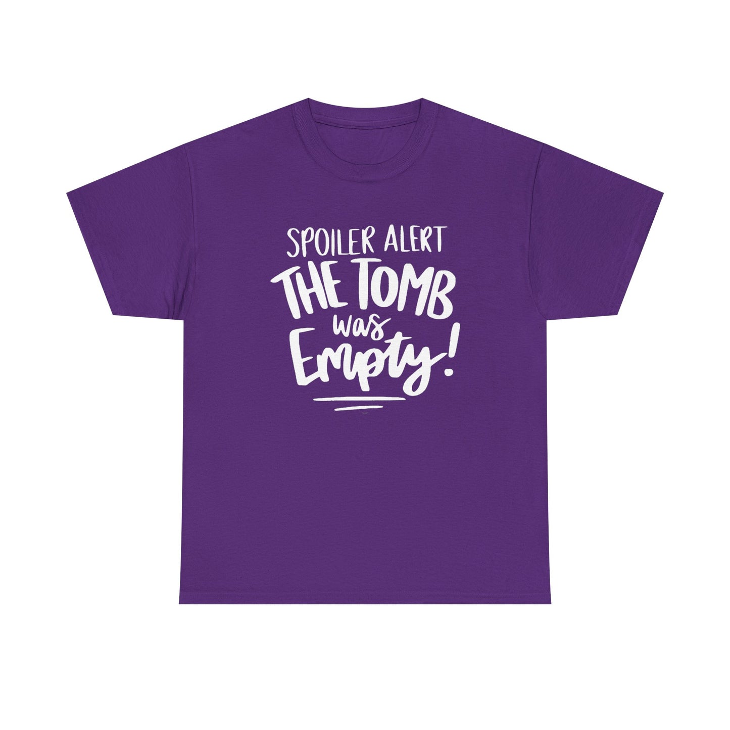 Christian Easter T‑Shirt – “Spoiler Alert The Tomb Was Empty!” Tee