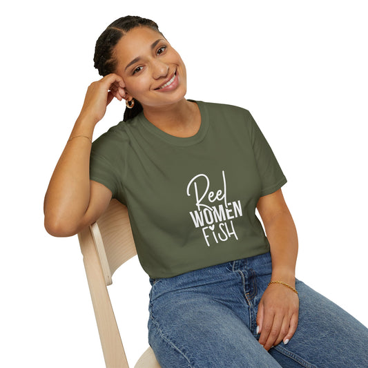 Women's "Reel Women Fish" Tee