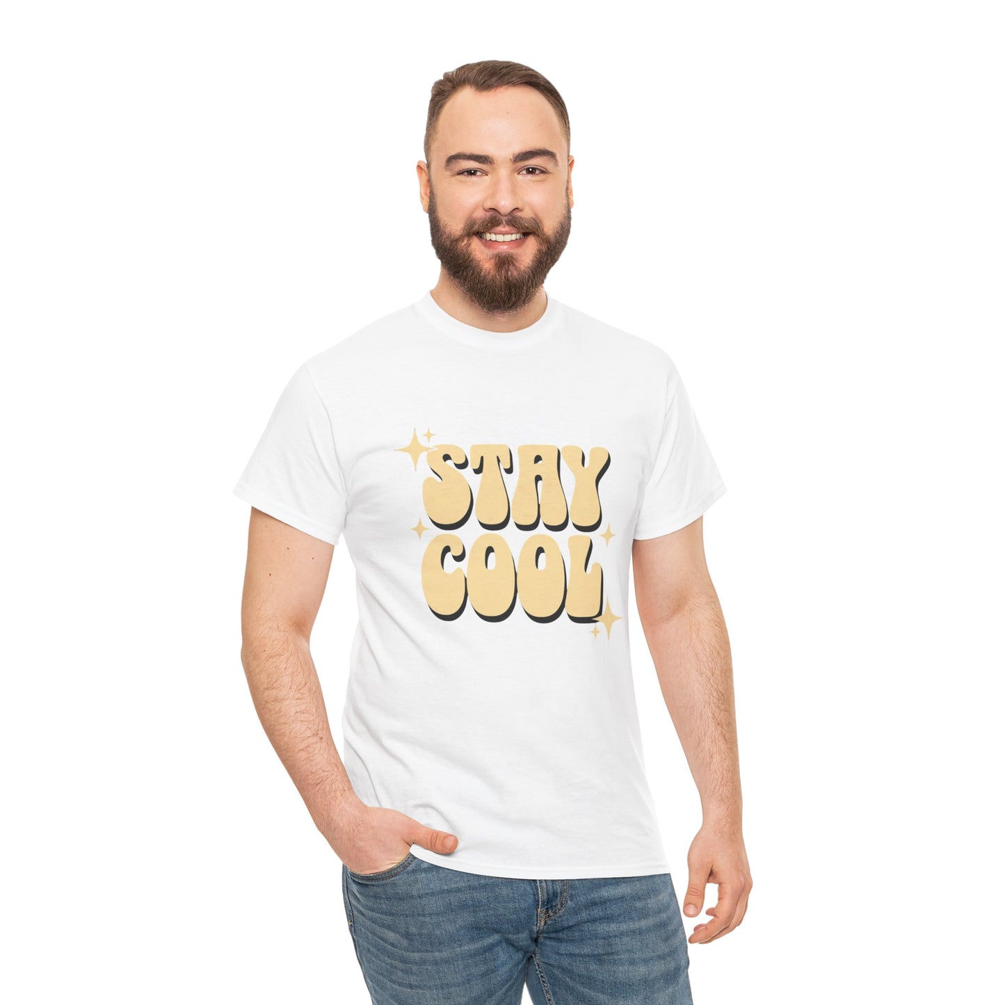 Stay Cool Retro Tee — Vintage 70s Style Graphic T-Shirt