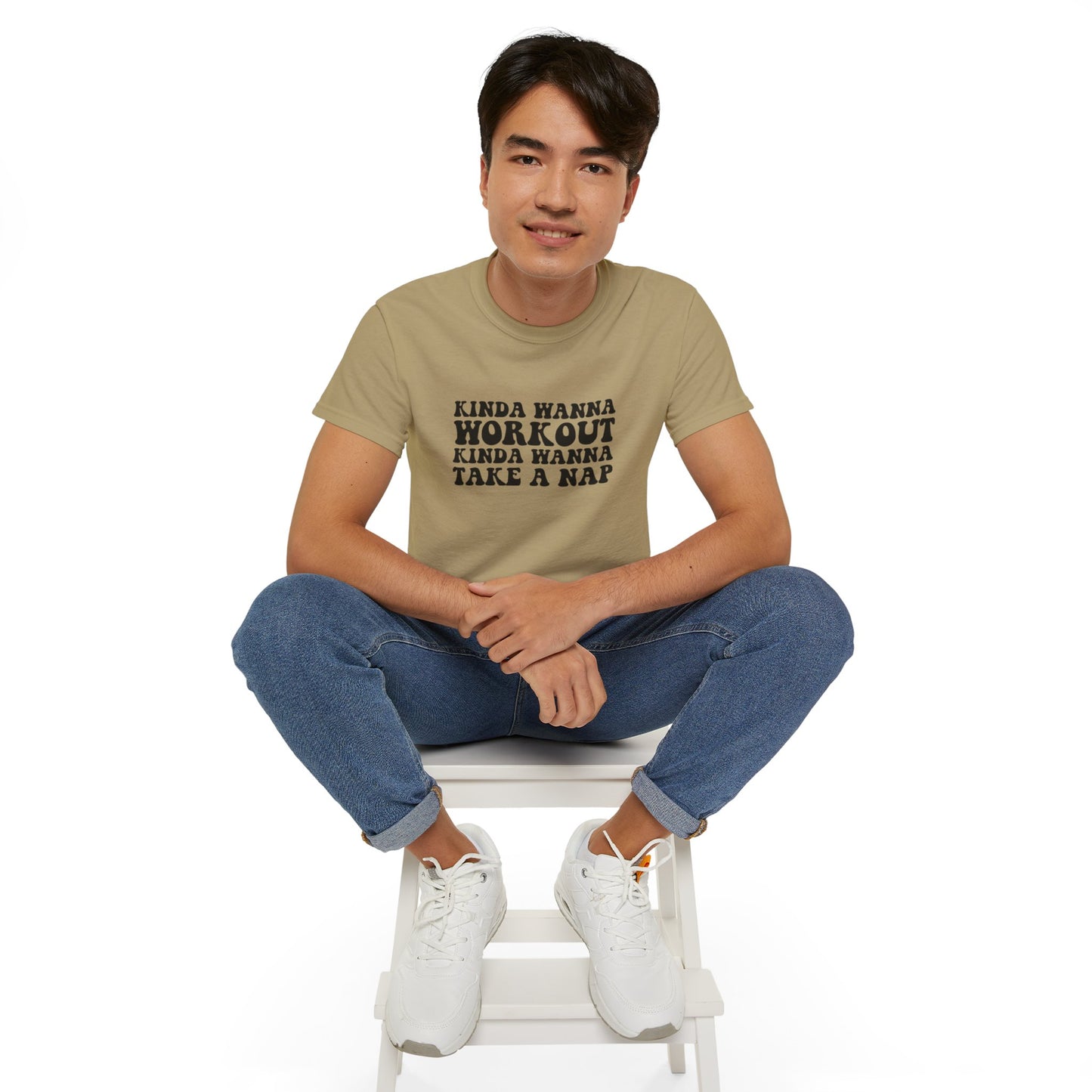Men's / Women's / Unisex "Kinda Wanna Workout Kinda Wanna Take A Nap" Tee