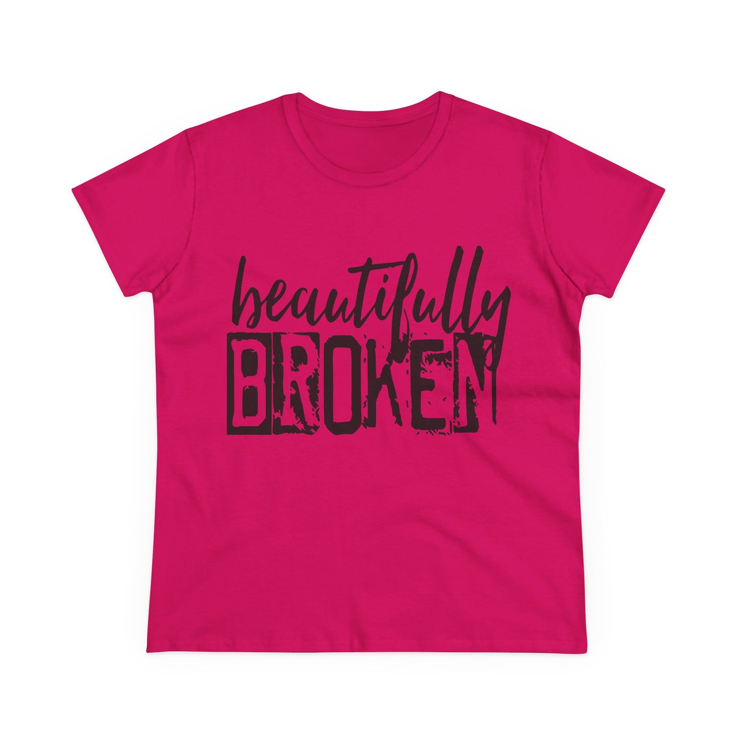 Women's Inspirational "Beautifully Broken" Tee