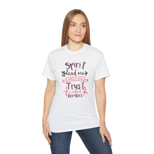 Women's Inspirational "Spirit Lead Me" Tee