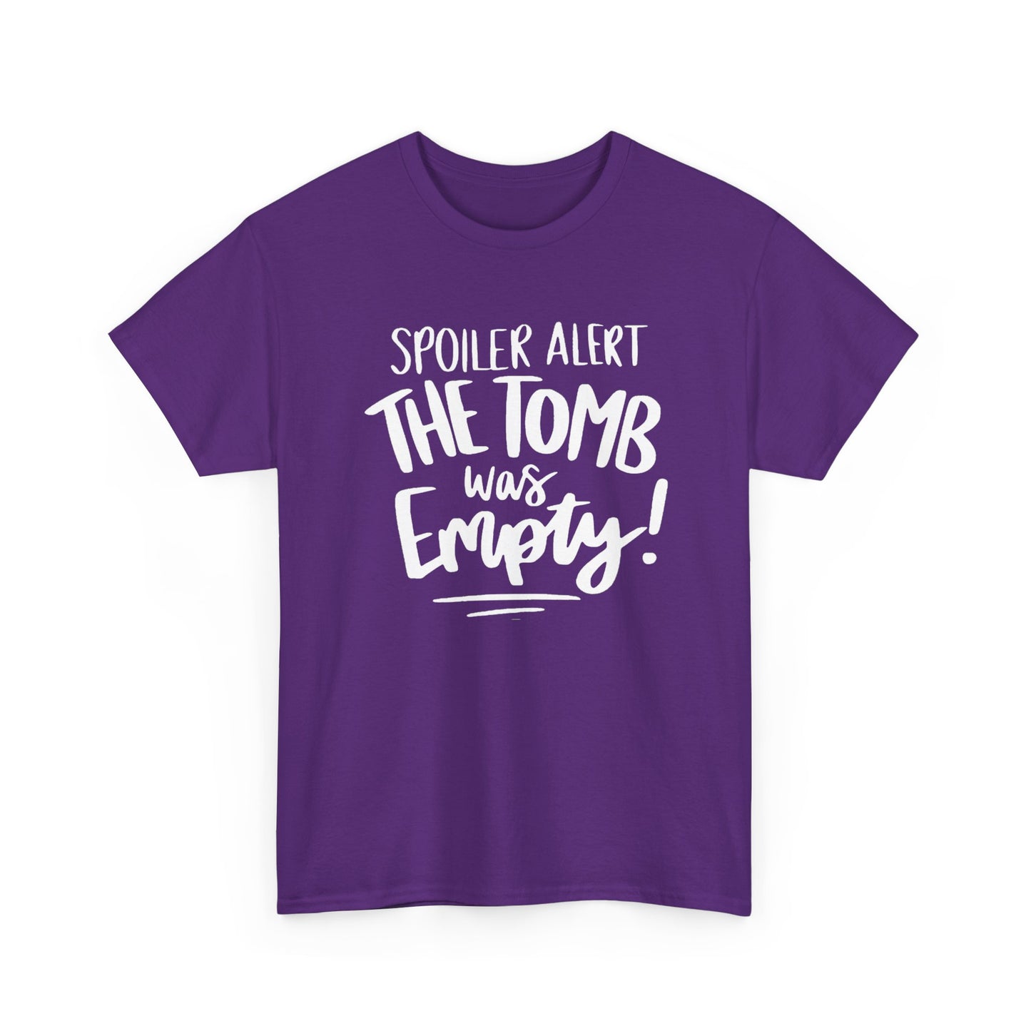Christian Easter T‑Shirt – “Spoiler Alert The Tomb Was Empty!” Tee