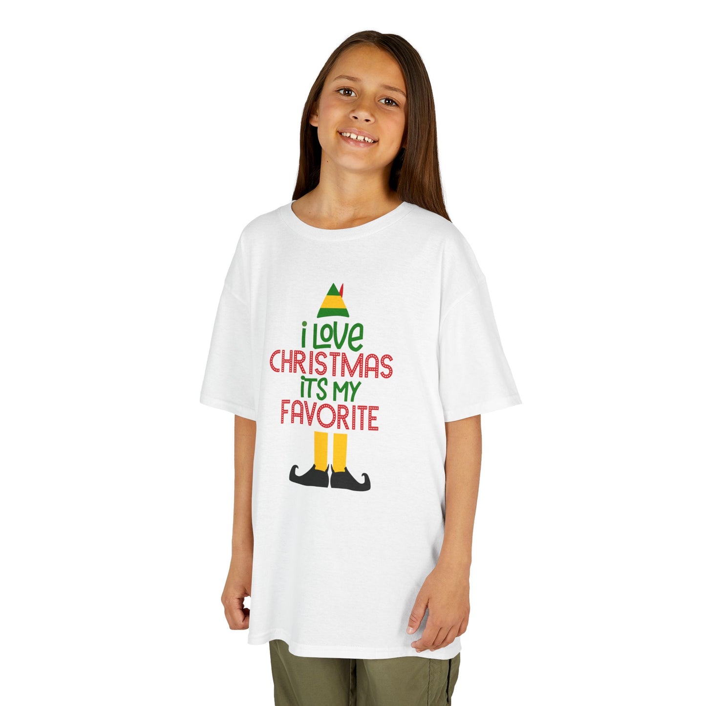 Girl's / Boy's / Youth "I Love Christmas It's My Favorite" Holiday Tee