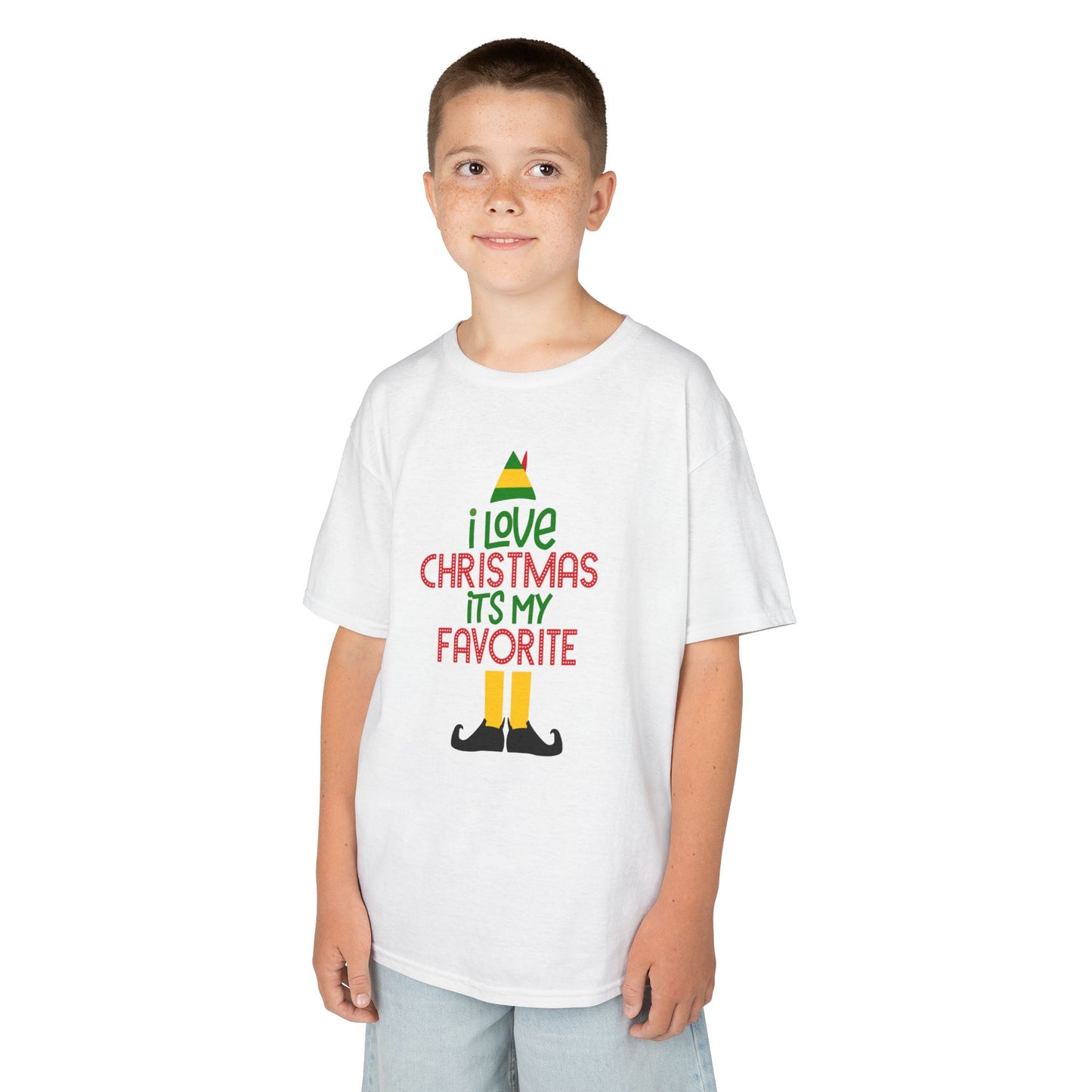 Girl's / Boy's / Youth "I Love Christmas It's My Favorite" Holiday Tee