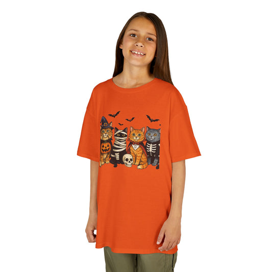 Halloween "Cats" Tee for Youth