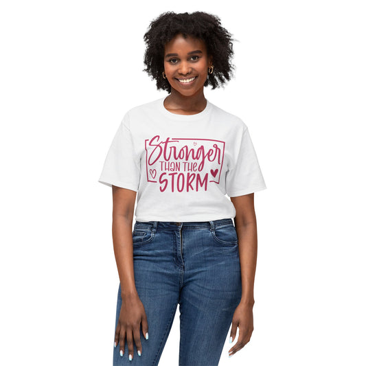 Breast Cancer Awareness "Stronger Than The Storm" Tee